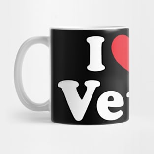 I Heart Vets Mug